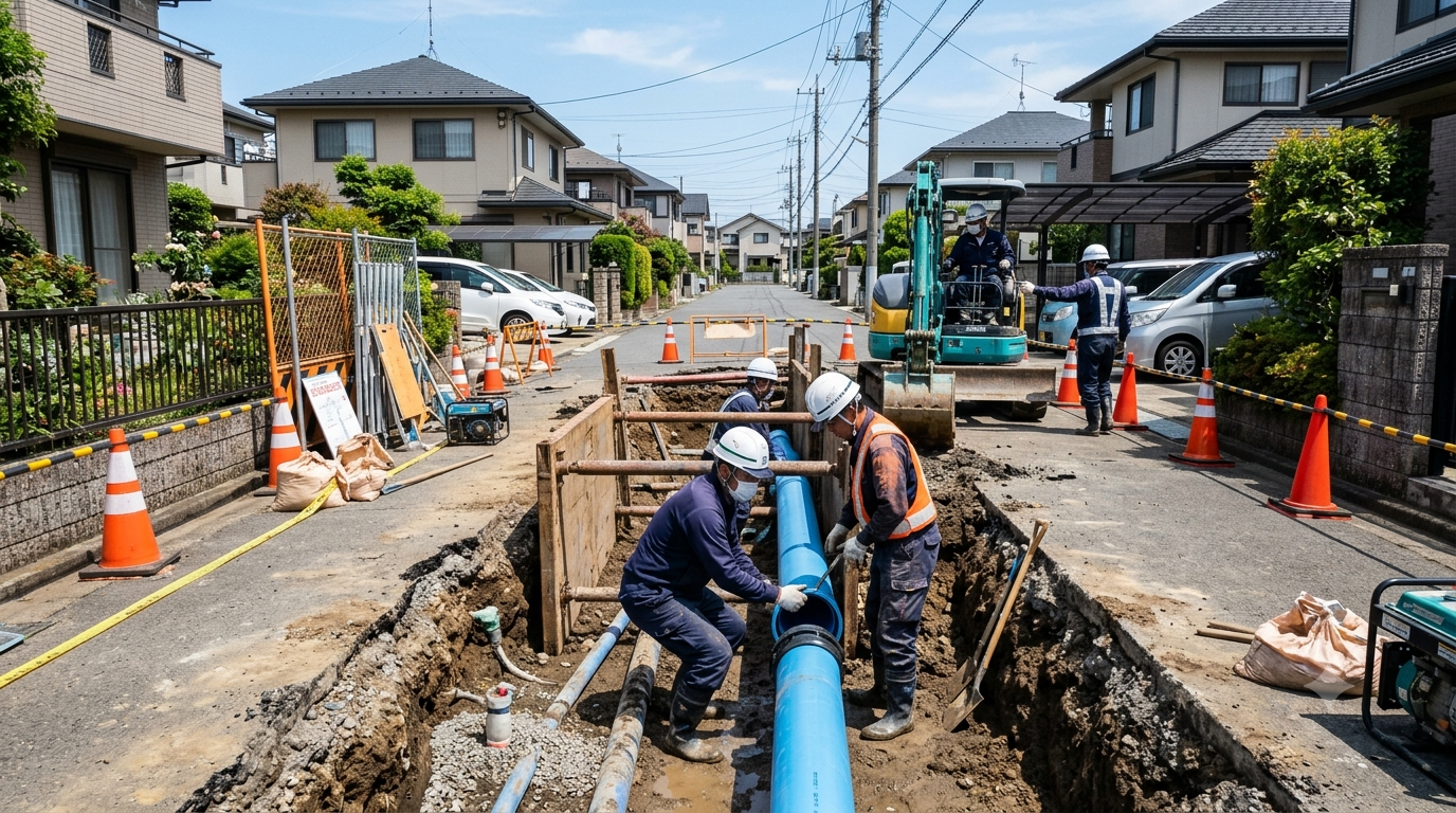 水道工事業のホームページ制作例